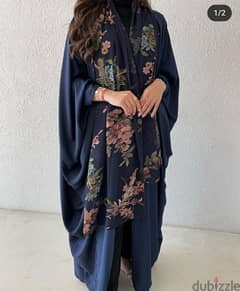 GRAB THE LAST PIECE !!!! 4 BD ONLY   Navy blue bisht abaya 0