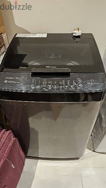 Hi sense 8kgs washing machine top loading in excellent condition 1