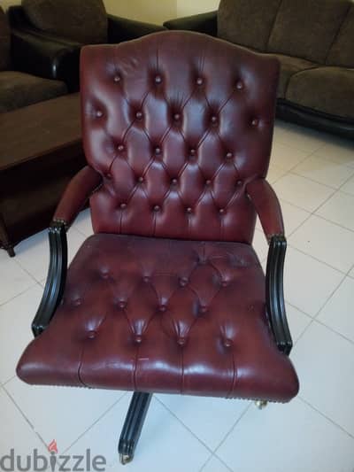 Italian Leather Office Chairs For Sale