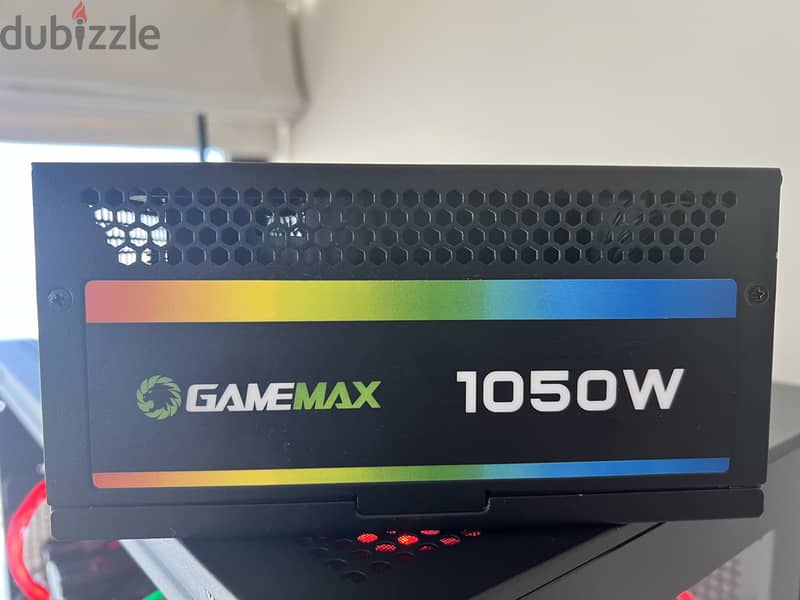 Game Max PSU 1050W RGB Power Supply Fully Modular 80+ Gold 4