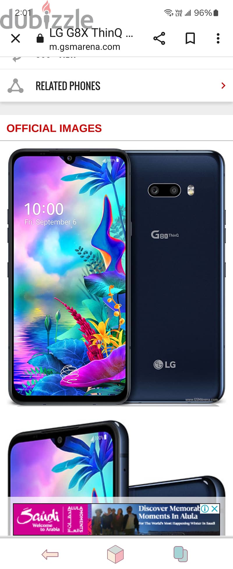 Lg g8x for sale very good condition 3
