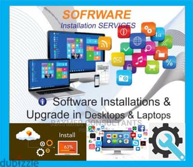 All computer software installation available