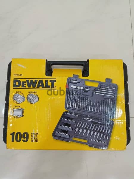 DeWalt Drill and Impact Screwdriver Bits 109 pcs Model DT0109 0