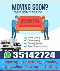 Moving Packing carpenter labours Transport  Loading unloading