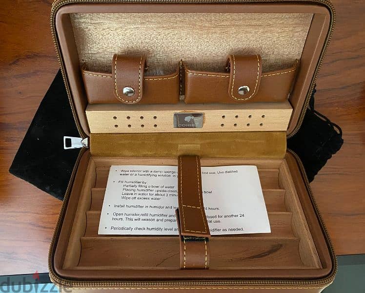 Cigar travel carry humidor case (4 cigars) 2