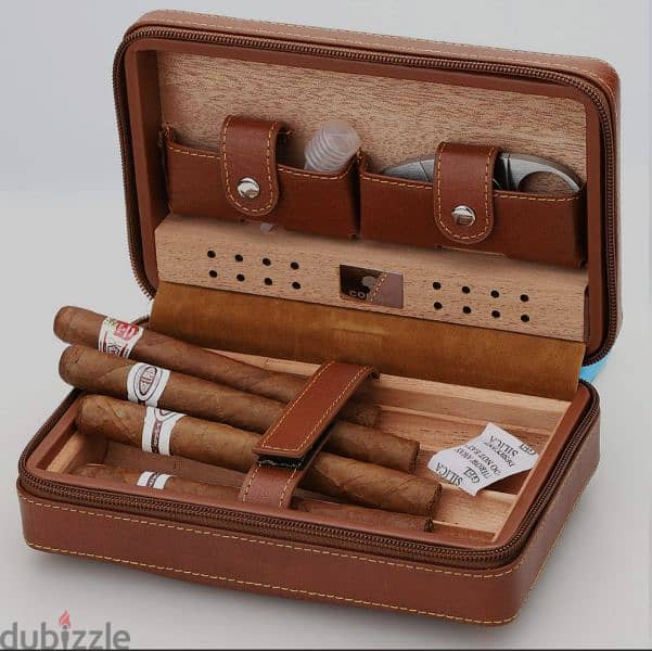 Cigar travel carry humidor case (4 cigars) 3