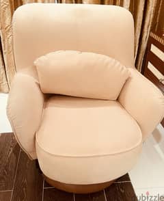 Rolling comfortable Armchair