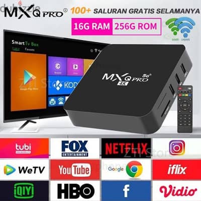 4K Android Smart TV box Reciever/All TV channels without Dish