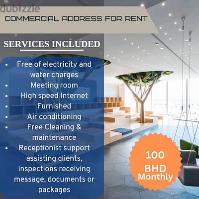 Office Address Meets Included Services - Commercial for Rent - 105147012
