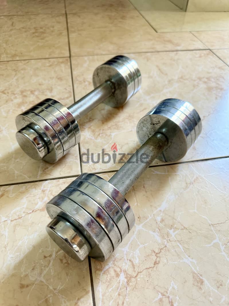 Dumbbell set dubizzle hot sale