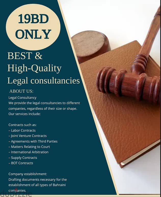 Starting Business and Other Legal services FOR ONLY 19bd only 0