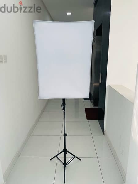 Softbox Light with bulb + 2 Stand + Ring Light RGB (Free) 2