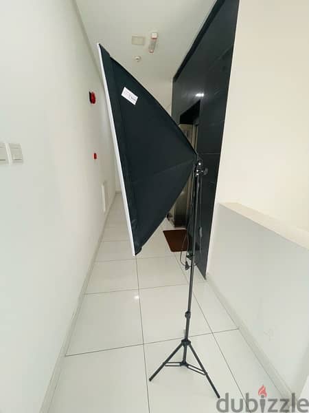 Softbox Light with bulb + 2 Stand + Ring Light RGB (Free) 4