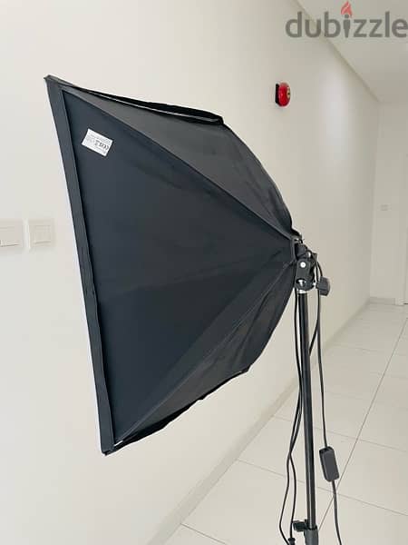 Softbox Light with bulb + 2 Stand + Ring Light RGB (Free) 5