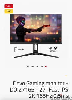 Devo Monitor 2k 165hz 0