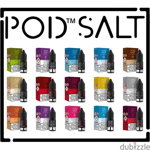 Pod Salt Disposable and Liquid 1