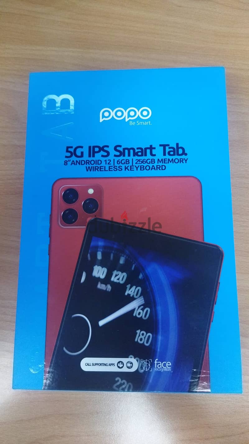 (Unused) Popo P11 5G IPS Smart Tab 8" Android 12 6GB 256GB Memory 1