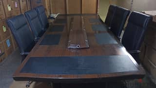 Office Conference Table (Meeting Table) with 5 chairs