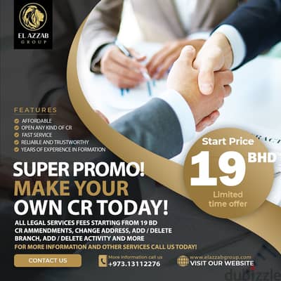 Company Formation! 19 BD Only! And Get Cr - Bahrain