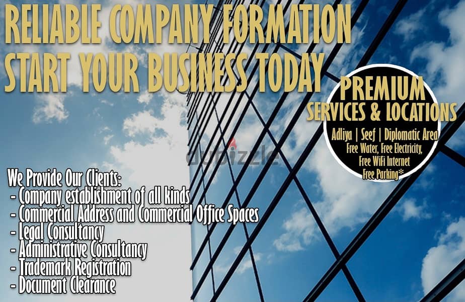 Business services and company formation services 0