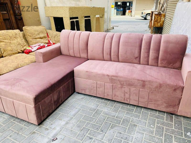 New sofa 5mtr with coffee table 75 bhd only. 39591722 1