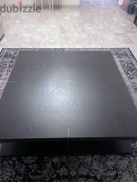 Heavy solid wood center table for sale in excellent condition 2