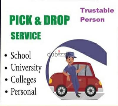 monthly Pick and drop available on car for staff and Alnoor school