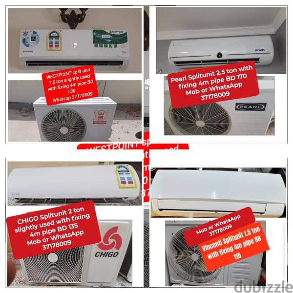 All type window Ac Splitunit portable Ac fridge washing machine 4 sale 1