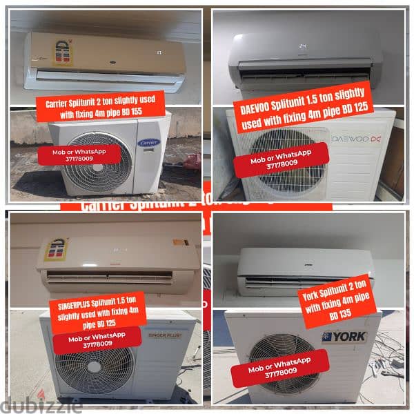 All type window Ac Splitunit portable Ac fridge washing machine 4 sale 2