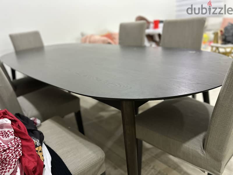 8 seater dining table with chairs 2