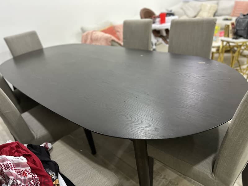 8 seater dining table with chairs 3