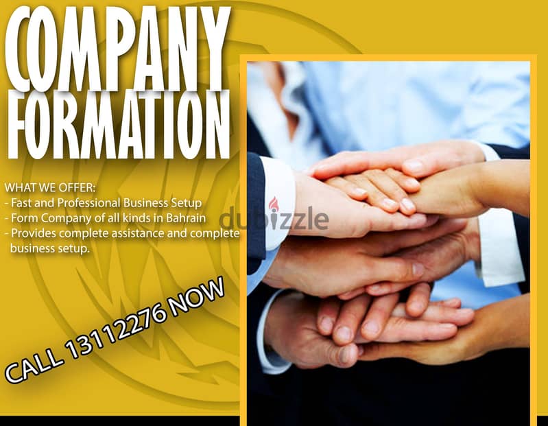 offer ! get now our company formation Only 19 BHD 0