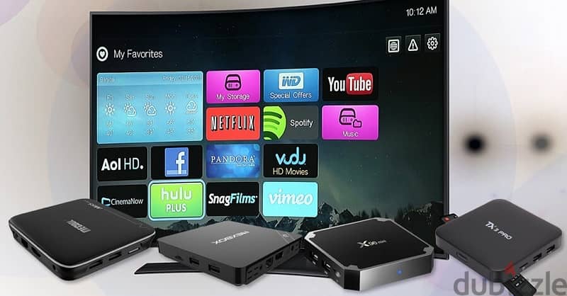 4K Android TV BOX Receiver/Watch TV channels without dish/Smart BOX 7
