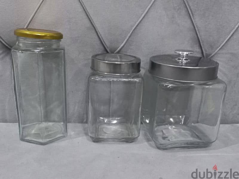 glass Jars sets 5