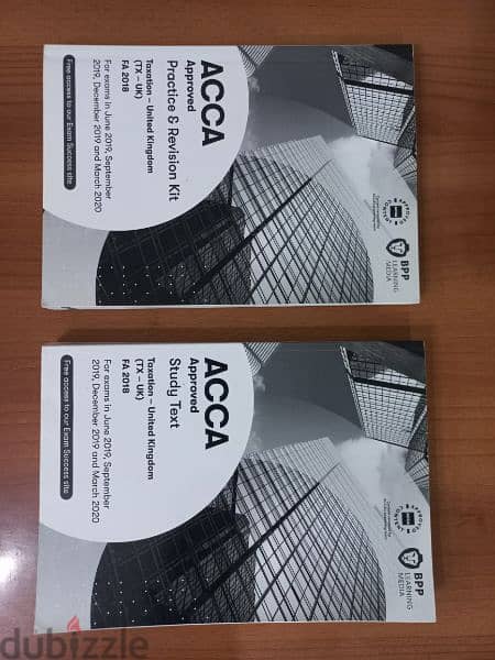 ACCA books, F2,F5,F6 along with revision kit 1