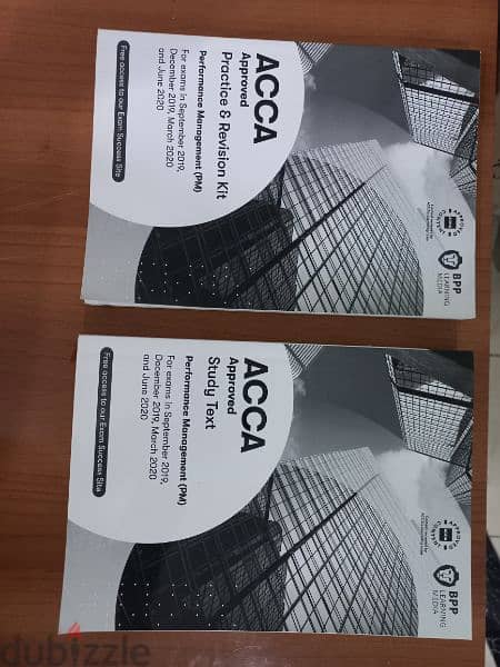 ACCA books, F2,F5,F6 along with revision kit 2