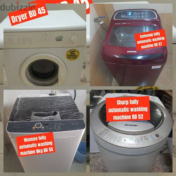 Daevoo washing machine and other household items 4 sale with delivery 3