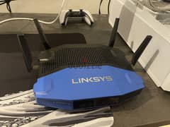 Linksys quad antenna 1.2 GB gaming router 0