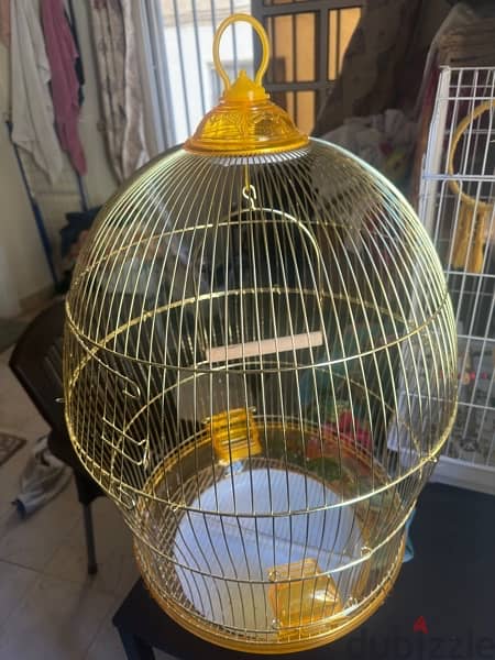 beautiful golden birds cage for sale 2