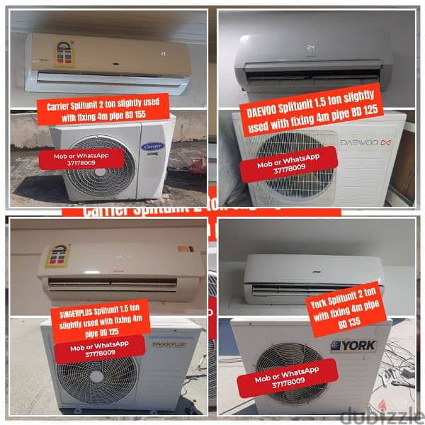 All type Splitunit window Ac fridge washing machine cooking range4sale 6