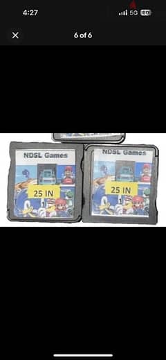 NDS/DSL game لعبة نتيندو دي اس لايت ٢٥ لعبه في واحد 0