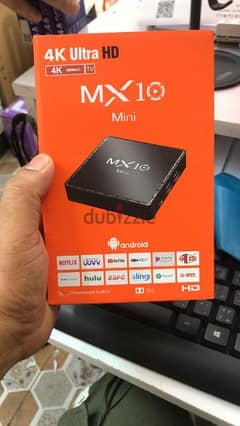 4K Android smart TV box Reciever/Watch TV channels without Dish 0
