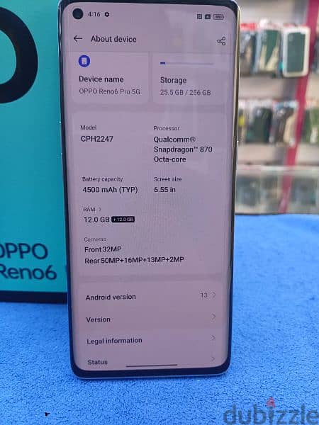 Oppo reno 6 Pro 5g for sell. 1