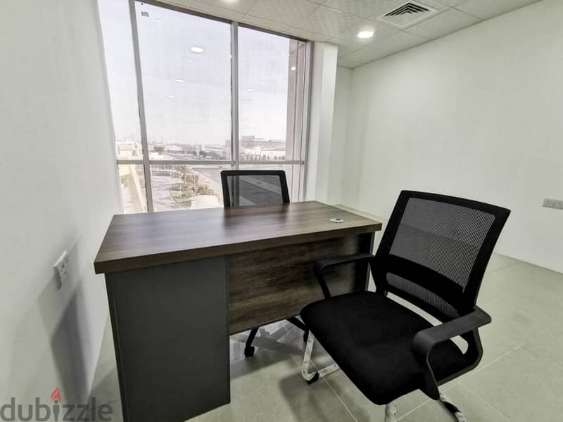 For immediate rent commercial offices 58 with free services in 0