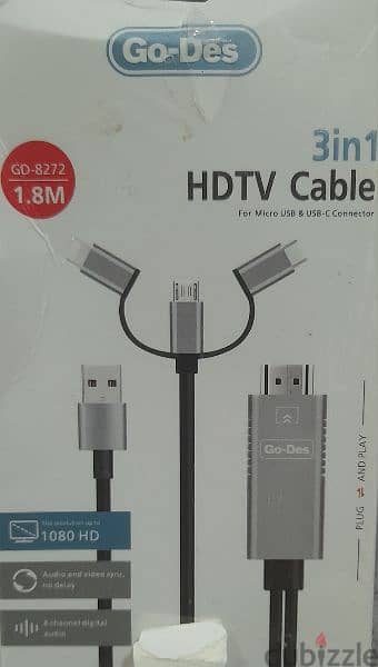 connect mobile with tv (HDTV cable) 1