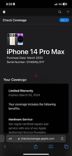 iphone 14 ProMax  256 GB 4