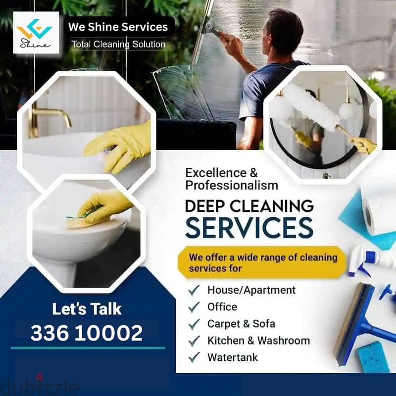 Don't Stress-We'll Handle The Mess. Call Us For All Cleaning Services. 10