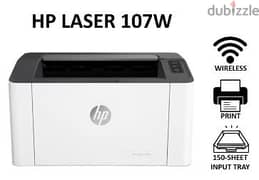 New HP Laser 107w A4 Monochrome laser printer for sale