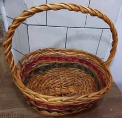 Fruit basket and fruit wooden bowls 0
