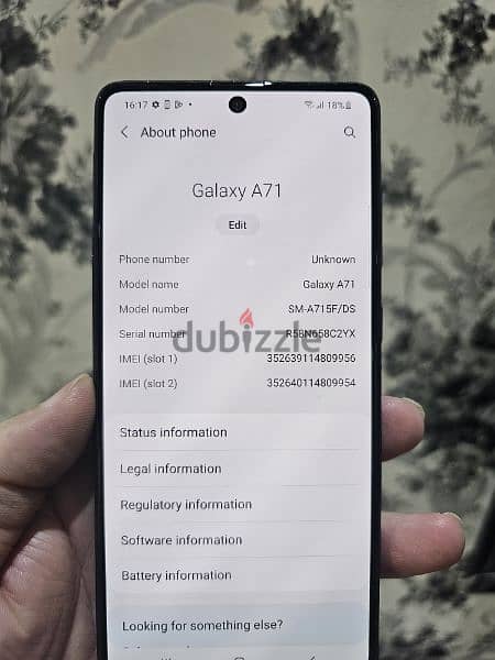 Samsung A71 good conditions ion 128gb 1